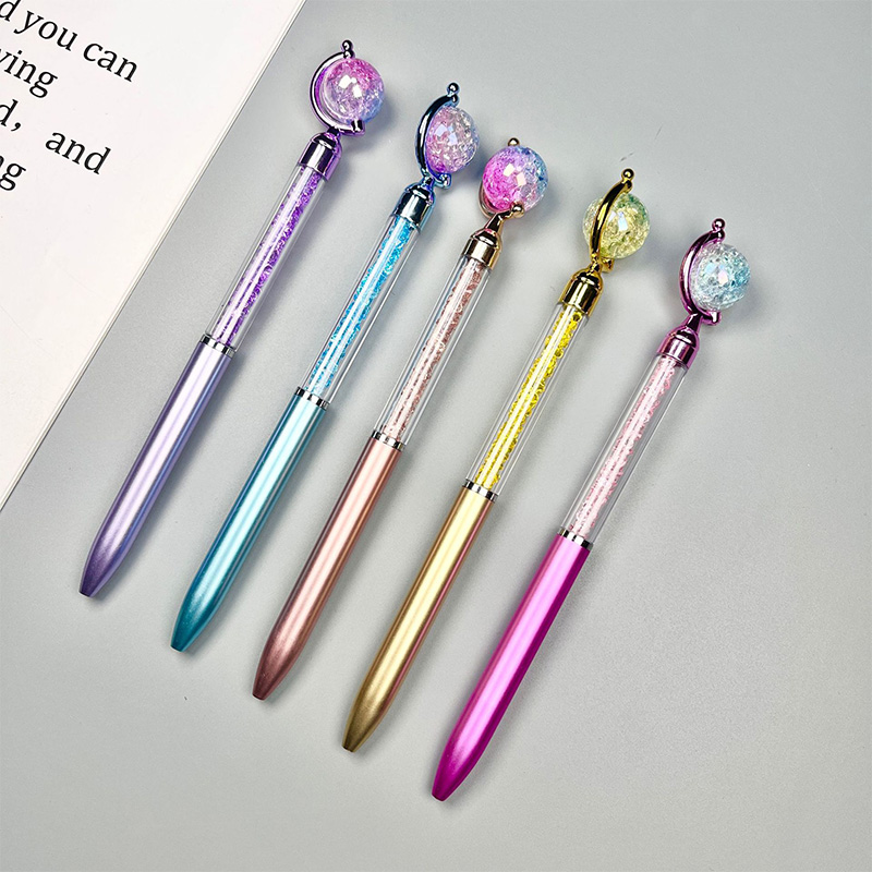 Metallic Clear Metal Ball-point Pen