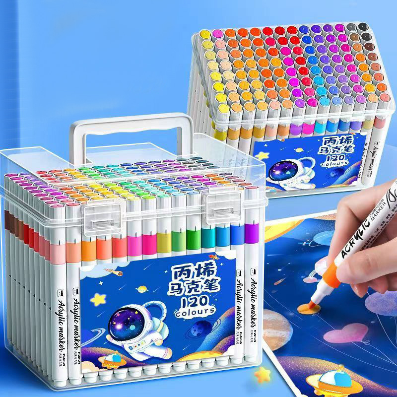 Colorful No-press Acrylic Marker Pen